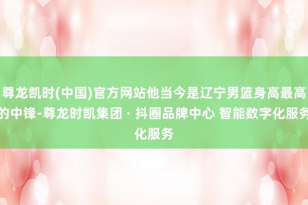 尊龙凯时(中国)官方网站他当今是辽宁男篮身高最高的中锋-尊龙时凯集团 · 抖圈品牌中心 智能数字化服务